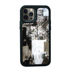 ROA iPhone 12/12 Pro 6.1インチ対応 Black Cover Painting Blending MONO DS19814I12P