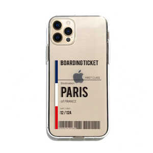 ROA iPhone 12 Pro Max 6.7インチ対応ソフトクリアケース Paris DS19842I12PM