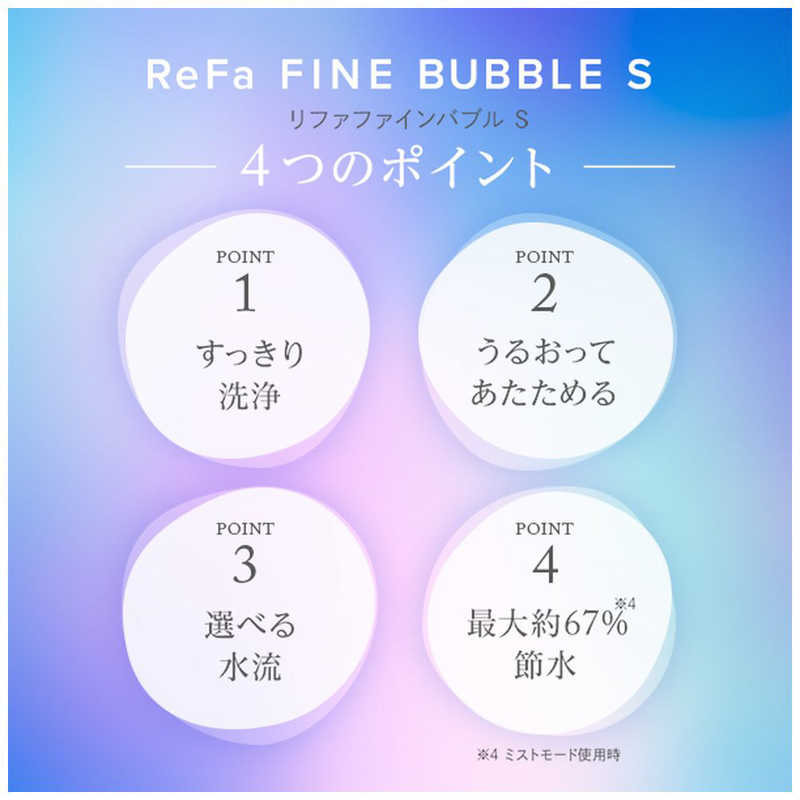 MTG MTG ReFa FINE BUBBLE S シャワーヘッド シルバー RS-AF15A RS-AF15A
