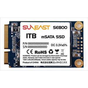 SUNEAST 内蔵SSD SE800 mSATA [mSATA /1TB]｢バルク品｣ SE800-m1TB