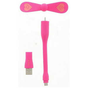 MSソリューションズ USB扇風機 Lucy ピンク LP-FAN01PK
