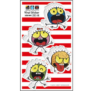 ゼネラルステッカー 楳図かずおダイカットステッカー まことむし LCS641