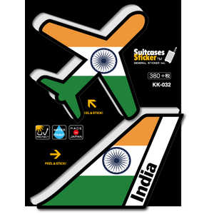ゼネラルステッカー AIR PORT DESIGN ステッカー ブラックエディション India KK-032 ゼネラルステッカー AIR PORT DESIGN ステッカー ブラックエディション India KK-032