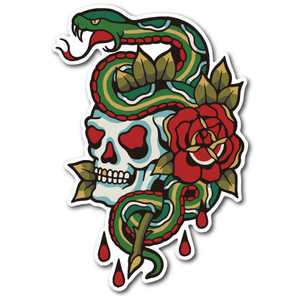 ゼネラルステッカー BIKER STICKER 012 BK012