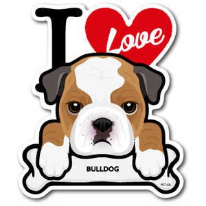 ゼネラルステッカー DOG STICKER BJLLDOG PET-023