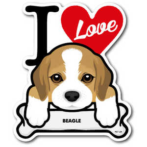 ゼネラルステッカー DOG STICKER BEAGLE PET-024