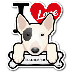 ���ͥ�륹�ƥå��� DOG STICKER BULL TERRIER PET-026