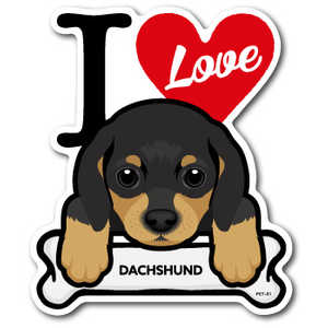 [lXebJ[ DOG STICKER DACHSHUND PET-031