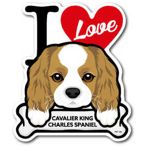 ゼネラルステッカー DOG STICKER CAVALIER KING CHARLES SPANIEL PET-034
