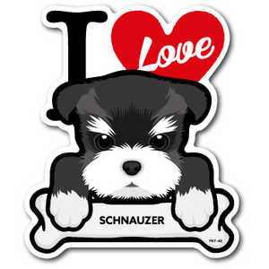 ゼネラルステッカー DOG STICKER SCHNAUZER PET-042