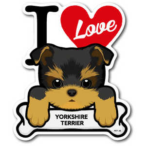 ゼネラルステッカー DOG STICKER YORKSHIRE TERRIER PET-045