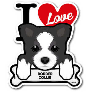 ゼネラルステッカー DOG STICKER BORDER COLLIE PET-046