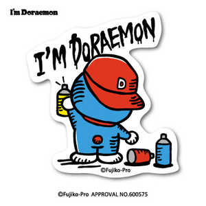ゼネラルステッカー ダイカットビニールステッカー Im Doraemon ストリート5 LCS-743