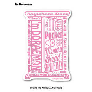 ゼネラルステッカー ダイカットビニールステッカー Im Doraemon 文字1 LCS-756