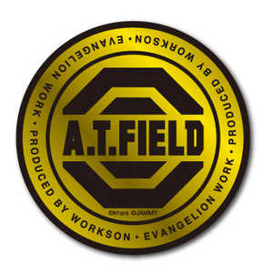 ゼネラルステッカー Worksonステッカー Mサイズ A.T.FIELD 金 ATロゴ ATF-021G