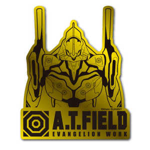 ゼネラルステッカー Worksonステッカー Mサイズ A.T.FIELD 金 初号機 ATF-024G