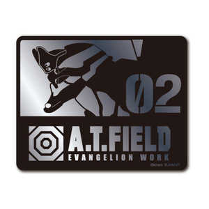 ゼネラルステッカー Worksonステッカー Mサイズ A.T.FIELD 銀 弐号機 ATF-017S