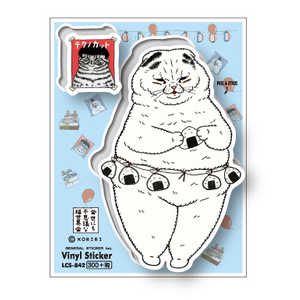 ゼネラルステッカー ビニールステッカー 世にも不思議な猫世界 もんじゃさん LCS-842