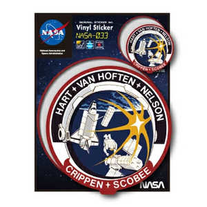 ゼネラルステッカー NASAステッカー033 33 NASA-033