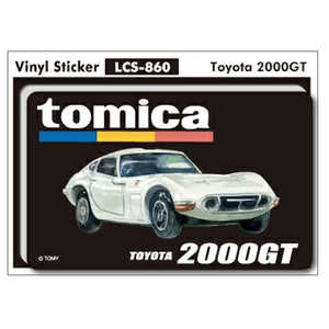 ゼネラルステッカー 大人トミカステッカー Sサイズ logo+toyota 2000GT LCS-860 ゼネラルステッカー 大人トミカステッカー Sサイズ logo+toyota 2000GT LCS-860
