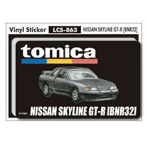 ゼネラルステッカー 大人トミカステッカー Sサイズ logo+nissan BNR32 LCS-863 ゼネラルステッカー 大人トミカステッカー Sサイズ logo+nissan BNR32 LCS-863