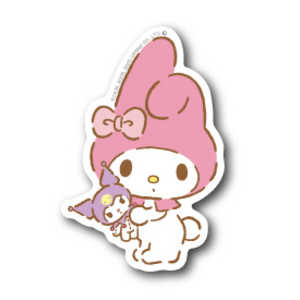 ゼネラルステッカー ビニールステッカー マイメロディ/クロミ ぬいぐるみ1 LCS-901 ゼネラルステッカー ビニールステッカー マイメロディ/クロミ ぬいぐるみ1 LCS-901