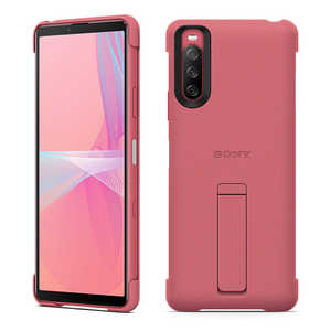 ソニー　SONY Xperia 10 III Style Cover with Stand PK ピンク  XQZ-CBBT/PJPCX