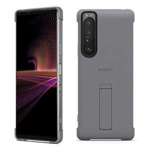 ˡ SONY ڥˡXperia 1 III Style Cover with Stand GRY 졼 XQZ-CBBC/HJPCX