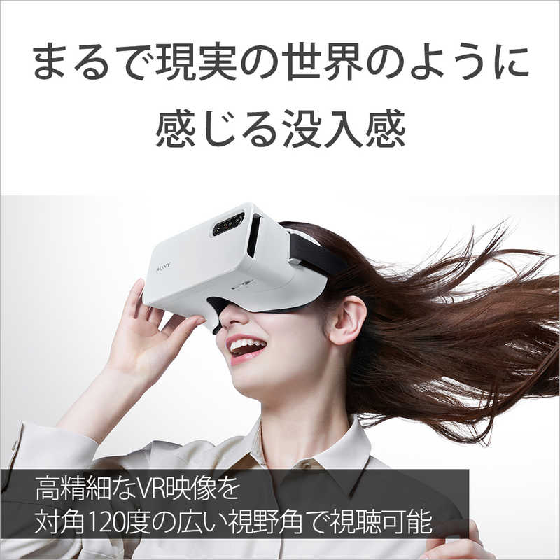 ソニー　SONY ソニー　SONY Xperia専用Visual Headset 「Xperia View」 XQZ-VG01 XQZ-VG01