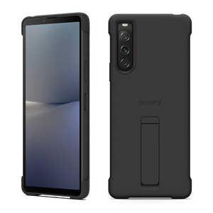 ソニー　SONY Xperia 10 V Style Cover with Stand Black ブラック XQZ-CBDC/BJPCX