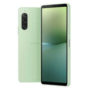 ソニー　SONY SIMフリースマートフォン Xperia10V 6.1インチ メモリ/ストレージ：6GB/128GB セージグリーン XQDC44G1JPCX0