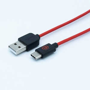 GOPPA USB-A to TYPE-Cケーブル ［Type-Aオス /Type-Cオス］ レッド GPUSBAC1MR
