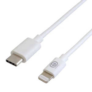 GOPPA Type-C - Lightningケーブル 1.5m ［USB Power Delivery対応］ ホワイト GP-TCLC15MG1/W
