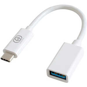 GOPPA USB3.1 Gen.1 Type-C to A変換ケーブル ［Type-Aメス /Type-Cオス］ ホワイト GPCPARCHW