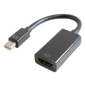 GOPPA Mini DisplayPort→HDMI変換アダプタ15cmブラック GP-MDPHDH/K