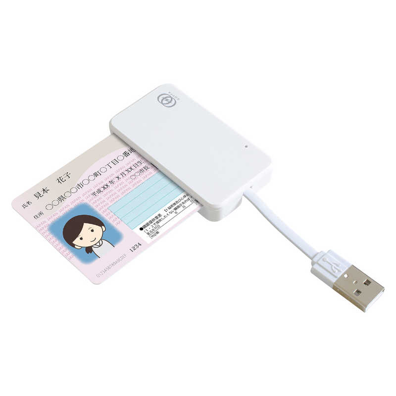 GOPPA GOPPA マイナンバーカード対応 接触型ICカードリーダー ｢マイナポイント申込対応｣ GP-ICCR/W GP-ICCR/W