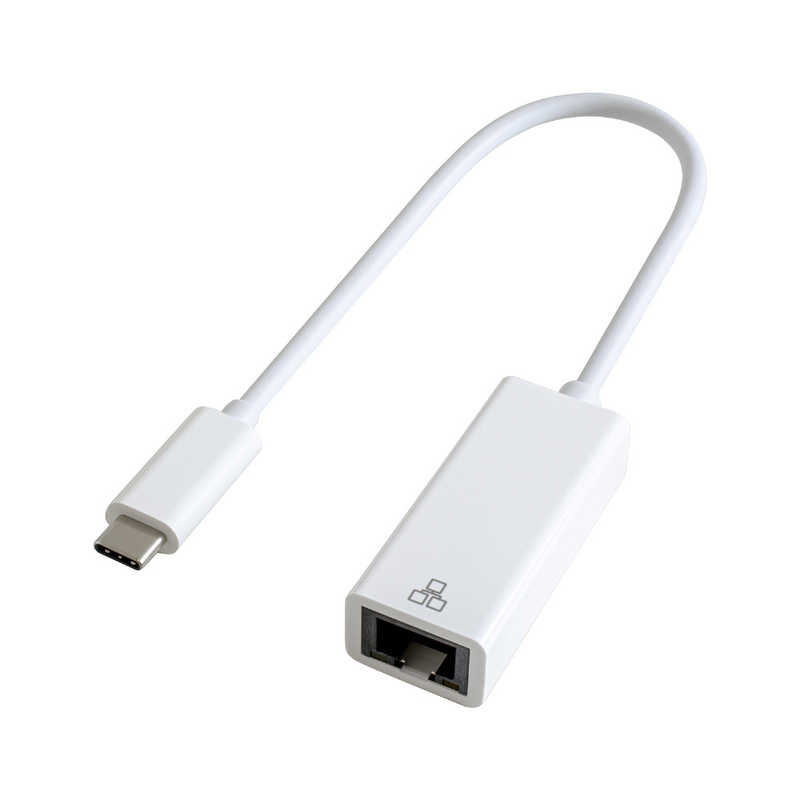 GOPPA GOPPA USB 3.2 Gen 1 Type-C接続 ギガビットLANアダプター 【M1チップ搭載のMacに対応】 ホワイト [Type-Cオス /LAN] GP-CR45GH/W GP-CR45GH/W