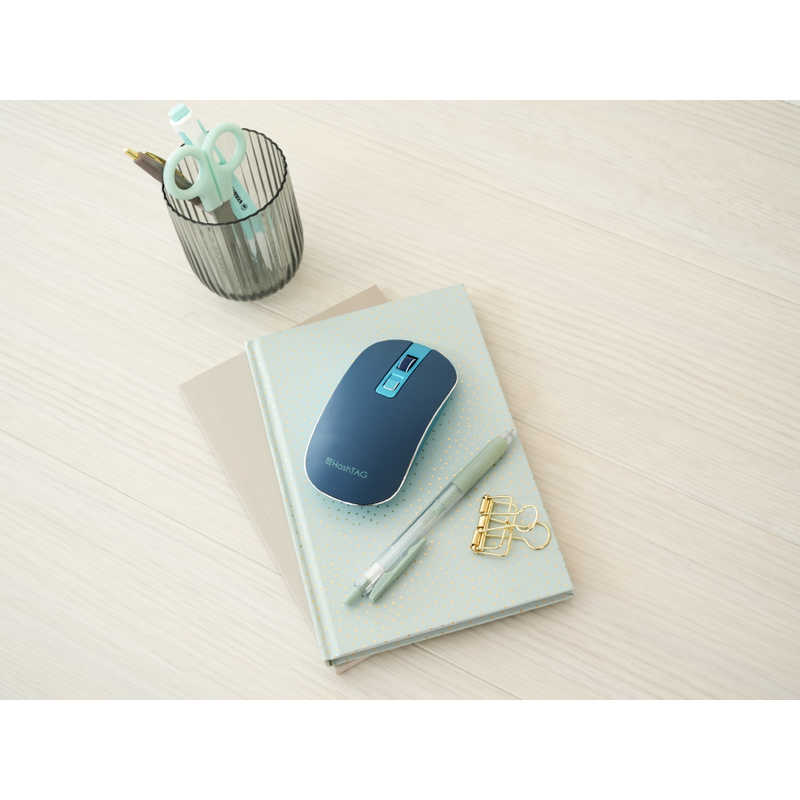 HASHTAG HASHTAG マウス [BlueLED /無線(ワイヤレス) /3ボタン /USB] ダークブルー HT-MOUWA1DB HT-MOUWA1DB