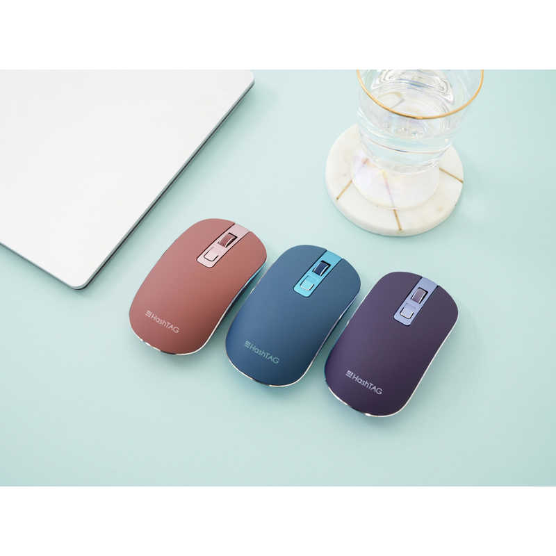 HASHTAG HASHTAG マウス [BlueLED /無線(ワイヤレス) /3ボタン /USB] ダークブルー HT-MOUWA1DB HT-MOUWA1DB