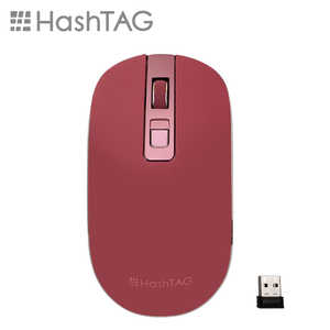 HASHTAG HashTAG マウス ダークピンク ［BlueLED /無線(ワイヤレス) /3ボタン /USB］ HT-MOUWA1DP