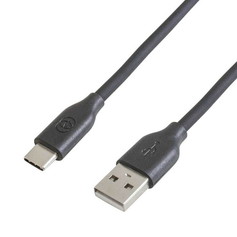GOPPA GOPPA シリコン採用やわらかケーブル USB-A⇒USB-Type-C 1.5m ブラック GP-ACU2S150CM/B GP-ACU2S150CM/B
