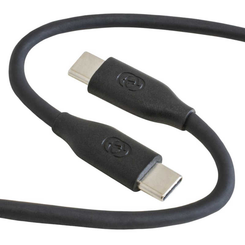 GOPPA GOPPA シリコン採用やわらかケーブル USB Type-C to Type-C 1.5m USB PD対応 ブラック GP-CCU2S150CM/B GP-CCU2S150CM/B
