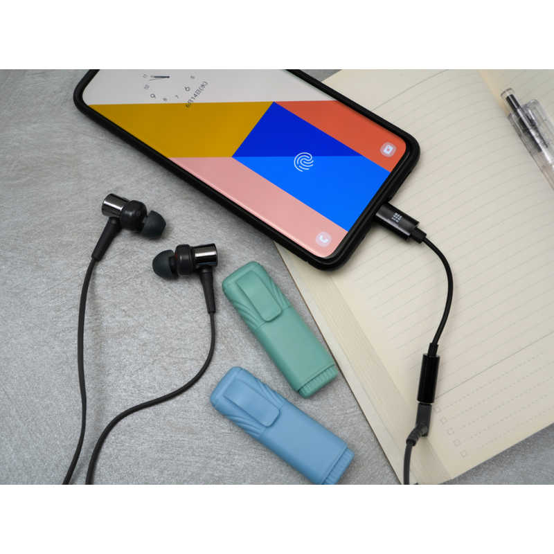 HASHTAG HASHTAG イヤホン端子 変換アダプター 3.5mmジャック - USB TypeC端子（12cm）シルバー HT-AAOCH2SI HT-AAOCH2SI