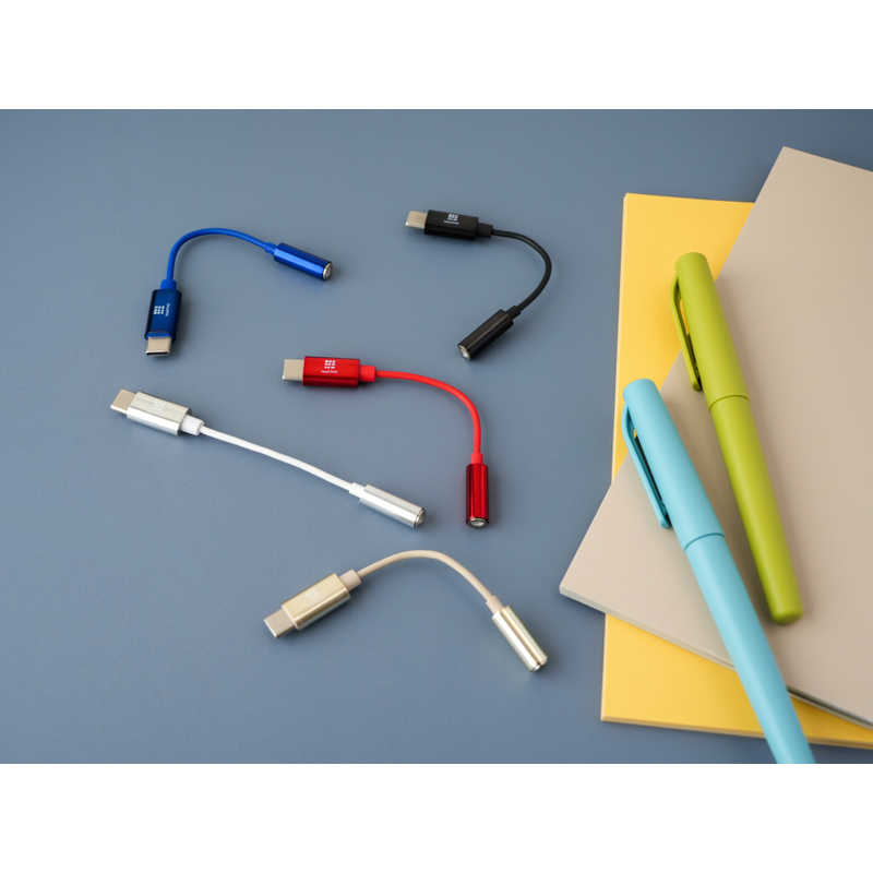 HASHTAG HASHTAG イヤホン端子 変換アダプター 3.5mmジャック - USB TypeC端子（12cm）シルバー HT-AAOCH2SI HT-AAOCH2SI