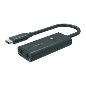 GOPPA オーディオ変換アダプタ ［USB-C オス→メス φ3.5mm］ ブラック GP-AUC2HM/B