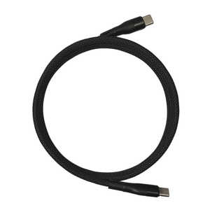 GOPPA USB-C(R)ケーブル ［Type-Cオス・オス］ ブラック GP-CCU2M1M/B