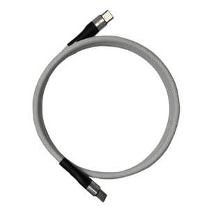 GOPPA USB-C(R)ケーブル ［Type-Cオス・オス］ ホワイト GP-CCU2M1M/W