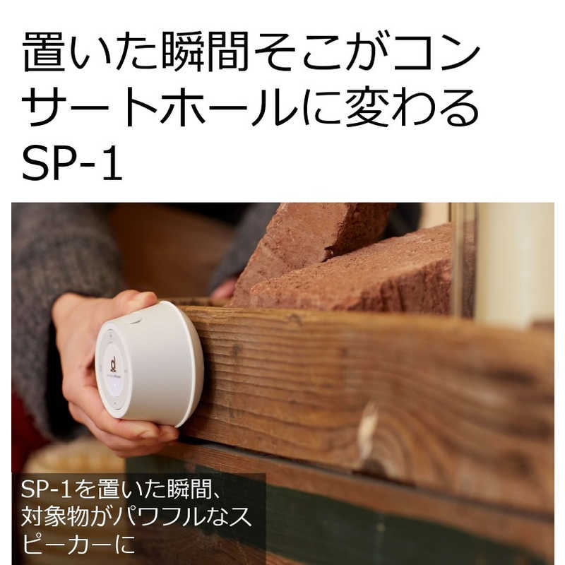 BOCO BOCO Bluetoothスピーカー docodemoSPEAKER ホワイト  SP-1 SP-1