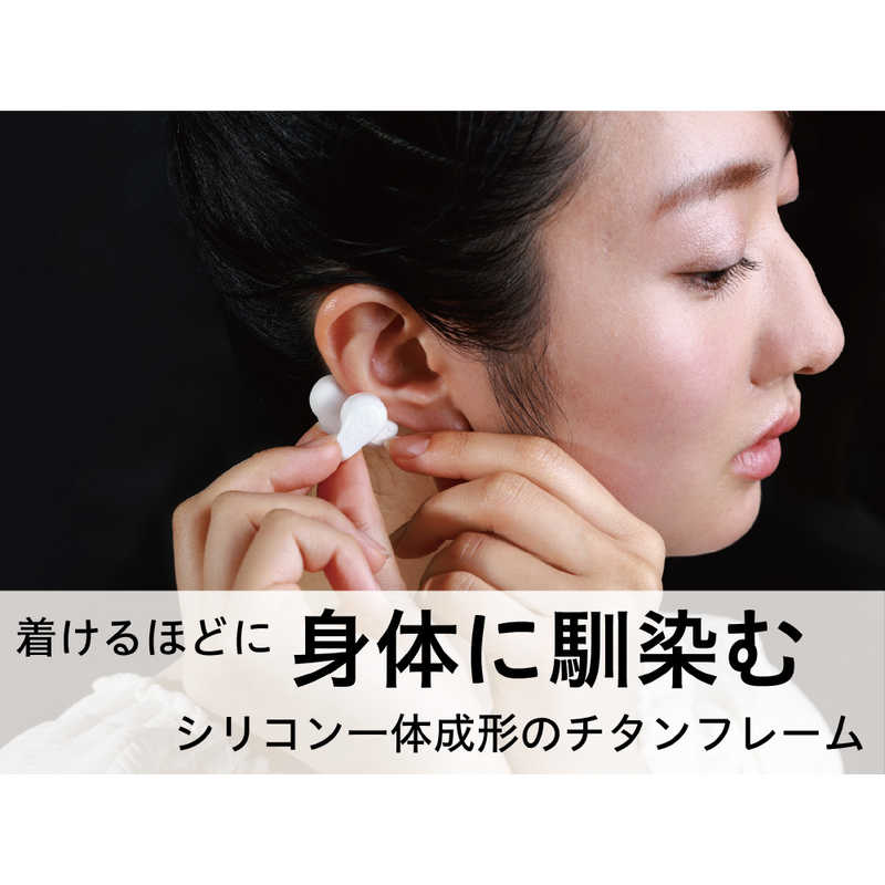 BOCO BOCO 骨伝導イヤホン リモコン・マイク対応 ホワイト PEACESS-1WH PEACESS-1WH