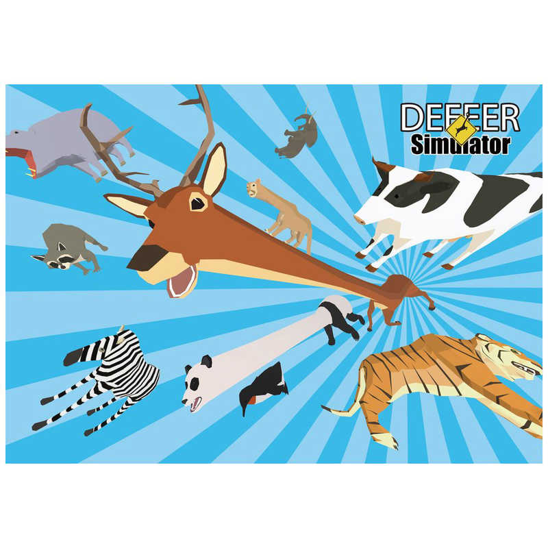 PLAYISM PLAYISM Switchゲームソフト ごく普通の鹿のゲーム DEEEER Simulator 鹿フル装備エディション  